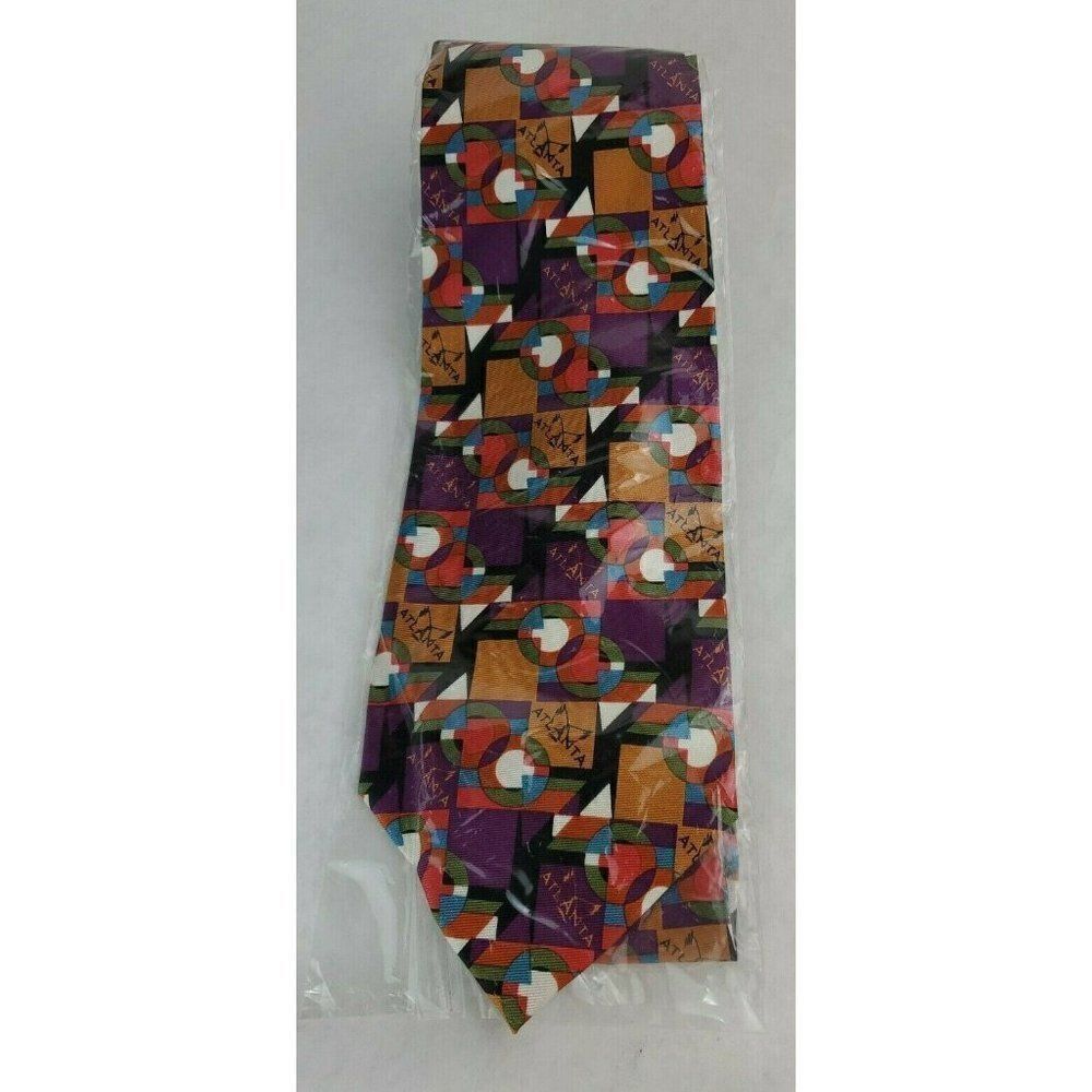 Atlanta 1996 Olympics Tie Buffalo Bay Silk